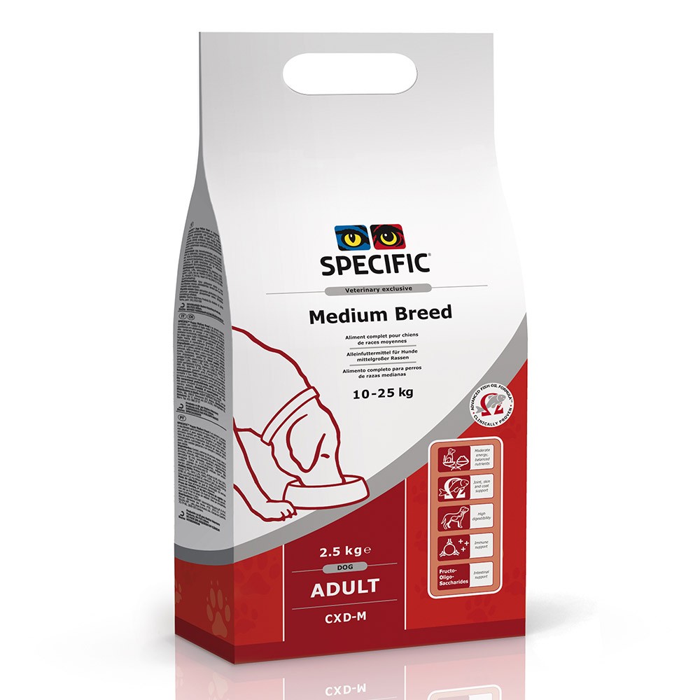 Specific CXD M 2.5 kg vollwertiges und ausgewogenes Alleinfuttermittel für erwachsene Hunde